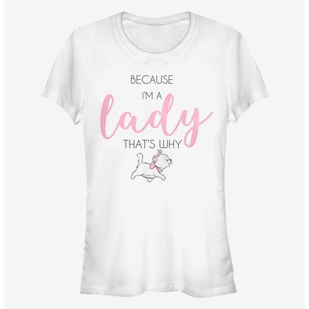 Disney Aristocats Marie Because I'm A Lady Classic Girls T-Shirt